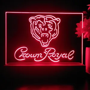 Chicago Bears Crown Royal LED Desk Light