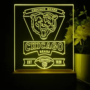Chicago Bears EST 1920 LED Desk Light
