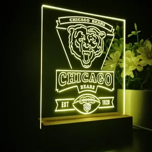 Chicago Bears EST 1920 LED Desk Light