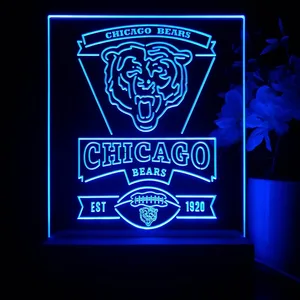 Chicago Bears EST 1920 LED Desk Light