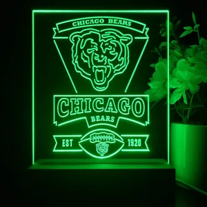 Chicago Bears EST 1920 LED Desk Light
