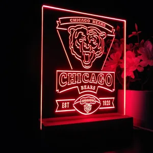 Chicago Bears EST 1920 LED Desk Light
