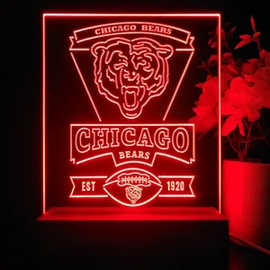 Chicago Bears EST 1920 LED Desk Light