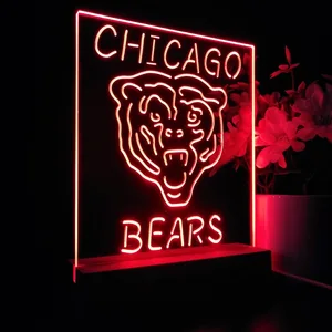 Chicago Bears Logo 1 LED Desk Light