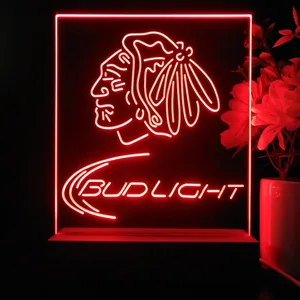 Chicago Blackhawks Bud Light LED Desk Light