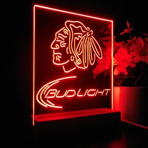 Chicago Blackhawks Bud Light LED Desk Light