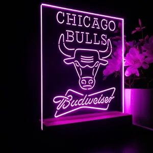 Chicago Bulls Budweiser LED Desk Light