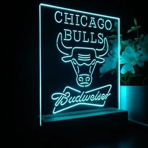 Chicago Bulls Budweiser LED Desk Light