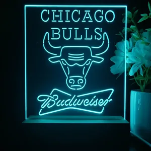 Chicago Bulls Budweiser LED Desk Light