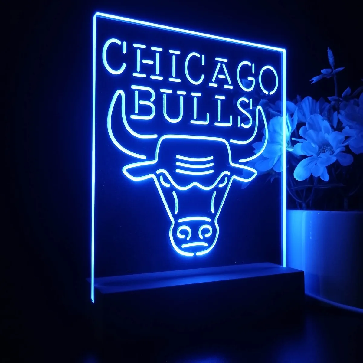 Chicago Bulls Logo 1 LED Desk Light - Legacy Edition
