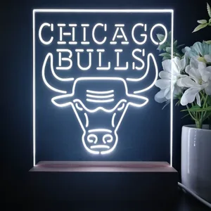 Chicago Bulls Logo 1 LED Desk Light - Legacy Edition