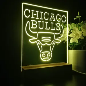 Chicago Bulls Logo 1 LED Desk Light - Legacy Edition