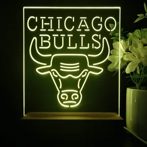 Chicago Bulls Logo 1 LED Desk Light - Legacy Edition
