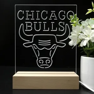 Chicago Bulls Logo 1 LED Desk Light - Legacy Edition