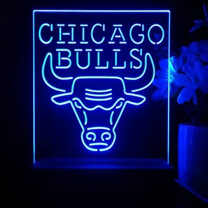 Chicago Bulls Logo 1 LED Desk Light - Legacy Edition