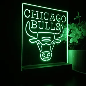 Chicago Bulls Logo 1 LED Desk Light - Legacy Edition