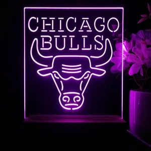 Chicago Bulls Logo 1 LED Desk Light - Legacy Edition