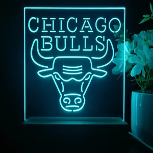 Chicago Bulls Logo 1 LED Desk Light - Legacy Edition