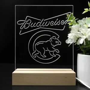 Chicago Cubs Budweiser LED Desk Light