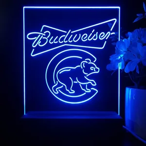 Chicago Cubs Budweiser LED Desk Light
