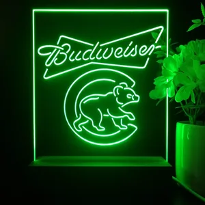 Chicago Cubs Budweiser LED Desk Light