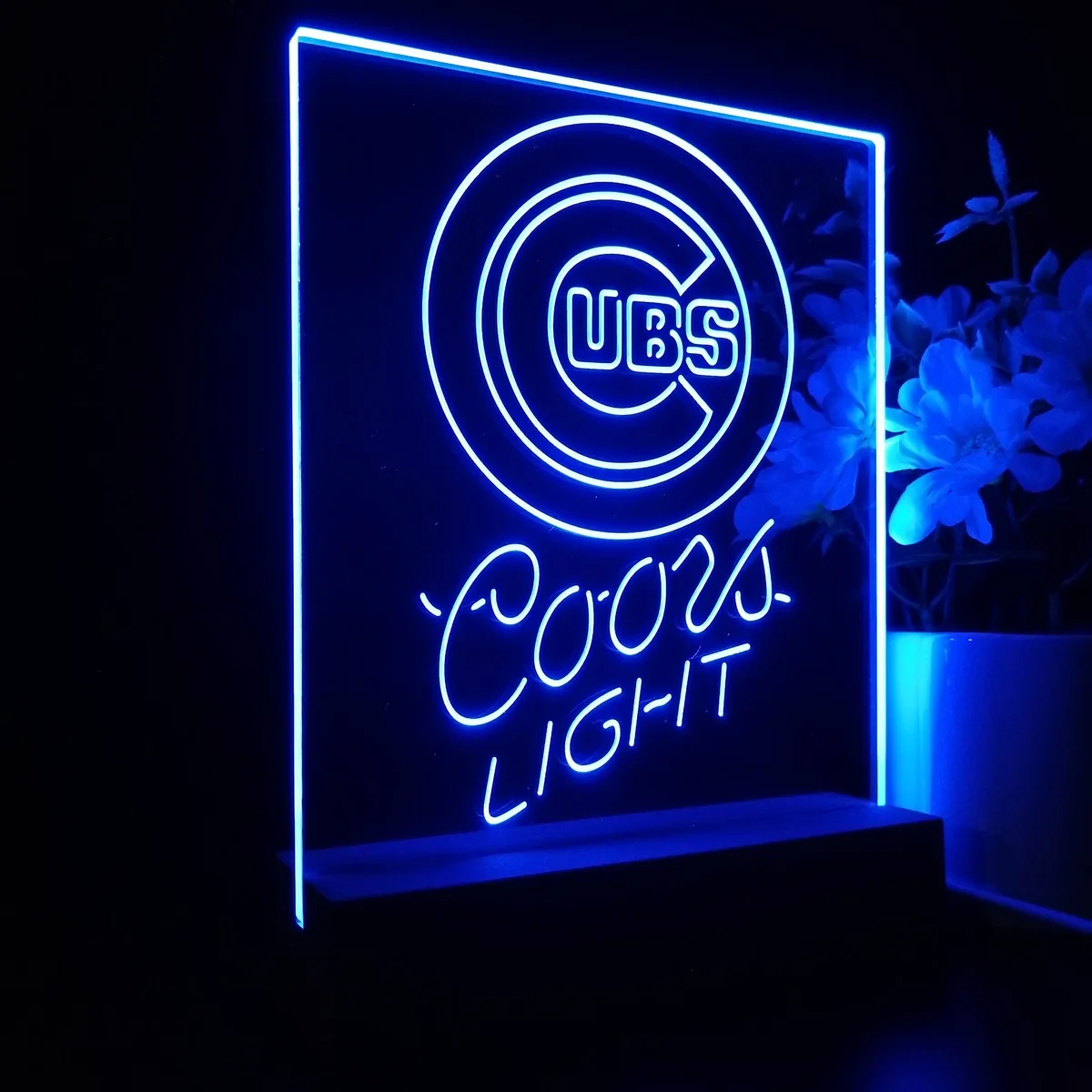 Chicago Cubs Coors Light LED Desk Light