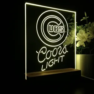 Chicago Cubs Coors Light LED Desk Light