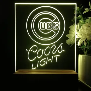 Chicago Cubs Coors Light LED Desk Light