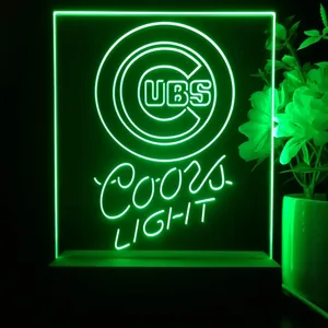 Chicago Cubs Coors Light LED Desk Light