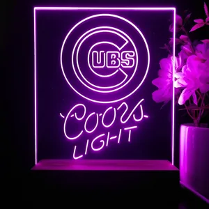 Chicago Cubs Coors Light LED Desk Light