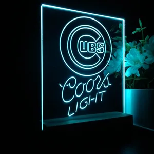 Chicago Cubs Coors Light LED Desk Light