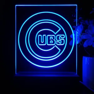 Chicago Cubs Logo 1 LED Desk Light