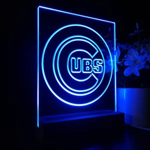 Chicago Cubs Logo 1 LED Desk Light