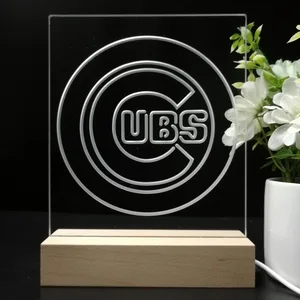 Chicago Cubs Logo 1 LED Desk Light