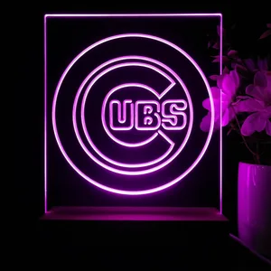 Chicago Cubs Logo 1 LED Desk Light