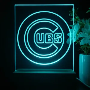 Chicago Cubs Logo 1 LED Desk Light
