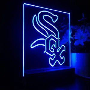 Chicago White Sox Logo 1 LED Desk Light