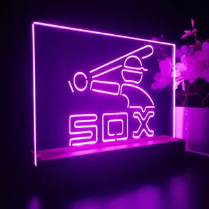 Chicago White Sox Logo 2 LED Desk Light - Legacy Edition