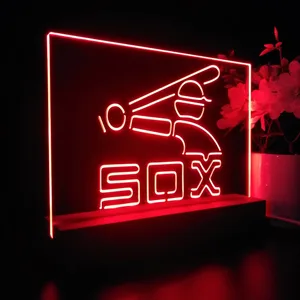 Chicago White Sox Logo 2 LED Desk Light - Legacy Edition
