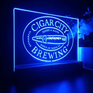 Cigar City Brewing Born In Tampa LED Desk Light