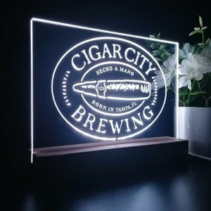 Cigar City Brewing Born In Tampa LED Desk Light