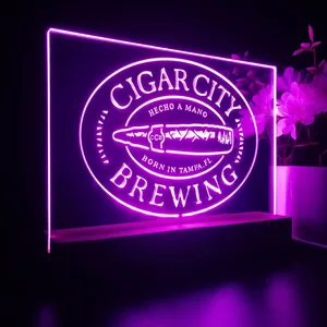 Cigar City Brewing Born In Tampa LED Desk Light