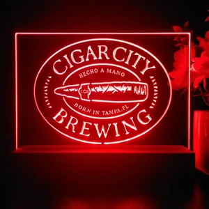 Cigar City Brewing Born In Tampa LED Desk Light