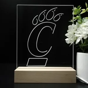 Cincinnati Bearcats Logo LED Desk Light