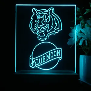 Cincinnati Bengals Blue Moon LED Desk Light