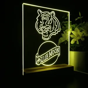 Cincinnati Bengals Blue Moon LED Desk Light