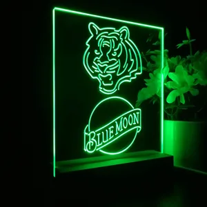 Cincinnati Bengals Blue Moon LED Desk Light