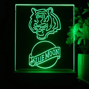 Cincinnati Bengals Blue Moon LED Desk Light