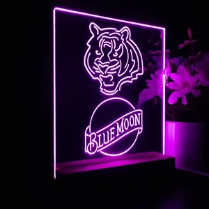 Cincinnati Bengals Blue Moon LED Desk Light