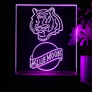 Cincinnati Bengals Blue Moon LED Desk Light